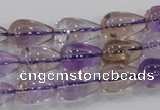 CAN26 15.5 inches 10*14mm teardrop natural ametrine gemstone beads