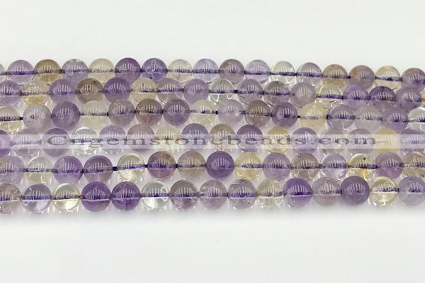 CAN261 15.5 inches 8mm round ametrine gemstone beads