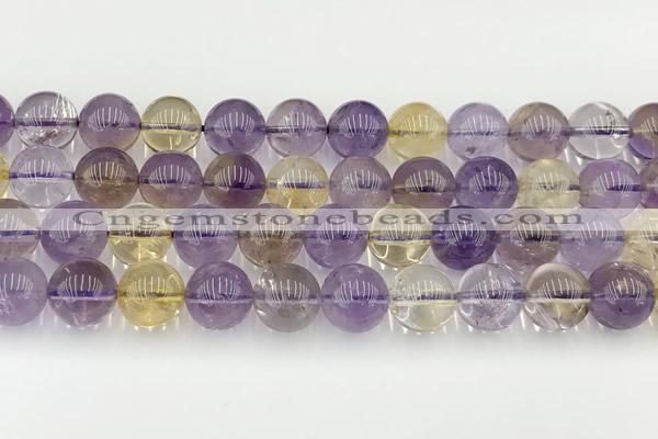 CAN263 15.5 inches 12mm round ametrine gemstone beads