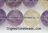 CAN264 15.5 inches 14mm round ametrine gemstone beads