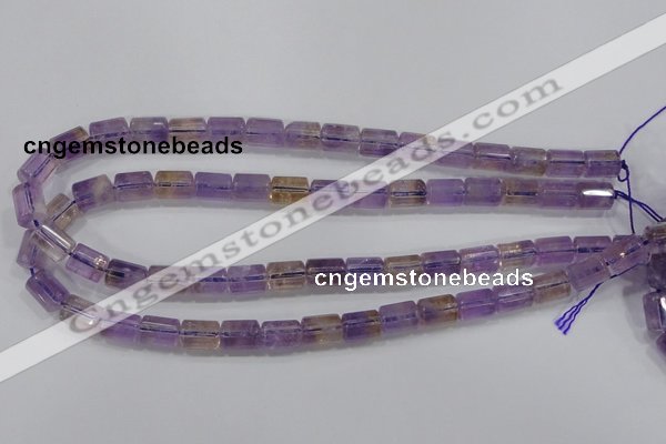 CAN27 15.5 inches 8*12mm column natural ametrine gemstone beads