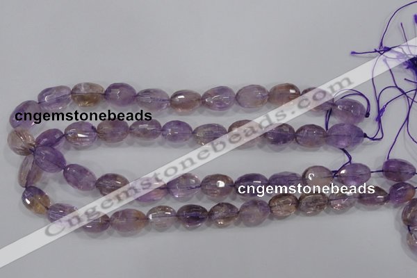 CAN28 15.5 inches 12*16mm faceted nugget natural ametrine beads