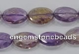 CAN32 15.5 inches 10*14mm faceted oval natural ametrine beads