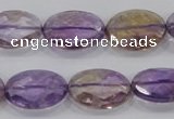 CAN33 15.5 inches 13*18mm faceted oval natural ametrine beads