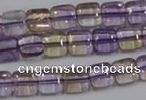 CAN36 15.5 inches 10*10mm square natural ametrine gemstone beads