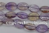 CAN47 15.5 inches 8*12mm oval natural ametrine gemstone beads