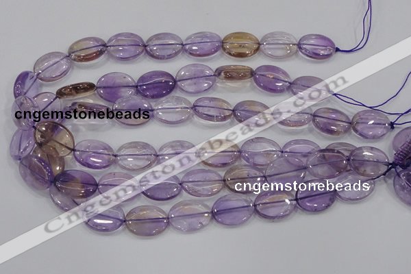 CAN51 15.5 inches 16*22mm oval natural ametrine gemstone beads