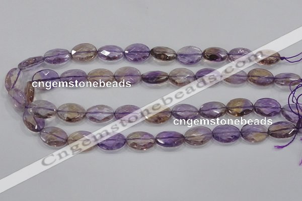 CAN57 15.5 inches 15*20mm faceted oval natural ametrine beads