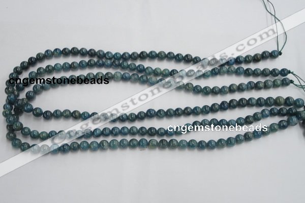 CAP202 15.5 inches 6mm round natural apatite gemstone beads