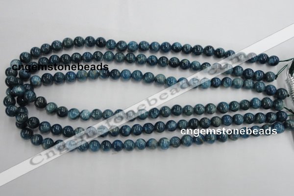 CAP203 15.5 inches 8mm round natural apatite gemstone beads