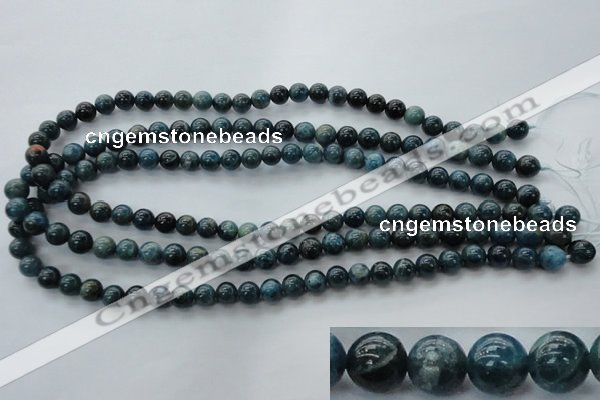 CAP302 15.5 inches 8mm round natural apatite gemstone beads