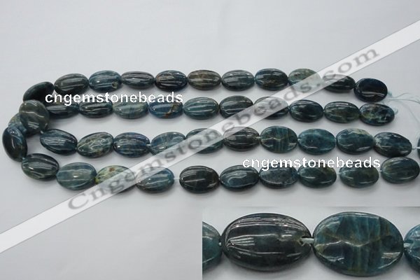 CAP323 15.5 inches 13*18mm oval natural apatite gemstone beads