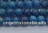 CAP361 15.5 inches 6mm round apatite gemstone beads wholesale