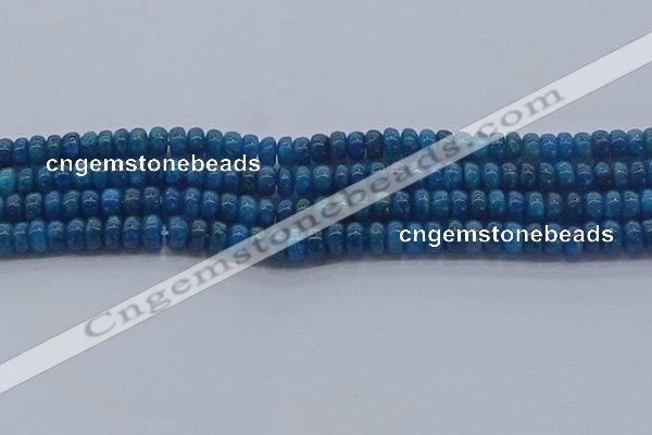 CAP369 15.5 inches 4*6mm rondelle apatite gemstone beads