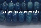 CAP371 15.5 inches 6*10mm rondelle apatite gemstone beads