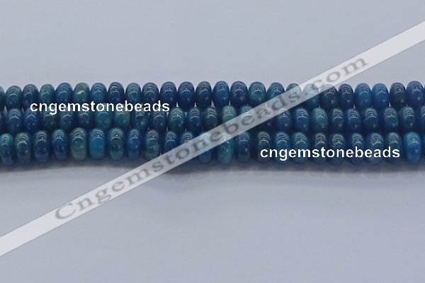 CAP371 15.5 inches 6*10mm rondelle apatite gemstone beads