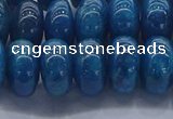 CAP373 15.5 inches 8*14mm rondelle apatite gemstone beads