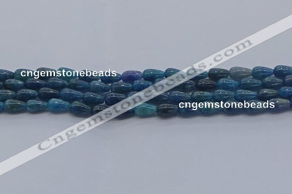 CAP375 15.5 inches 6*10mm teardrop apatite gemstone beads