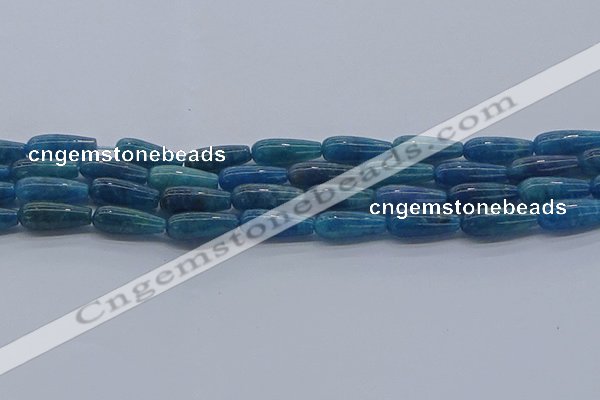 CAP376 15.5 inches 6*16mm teardrop apatite gemstone beads