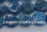 CAP388 15.5 inches 10mm faceted coin apatite gemstone beads