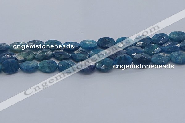 CAP390 15.5 inches 10*14mm faceted oval apatite gemstone beads