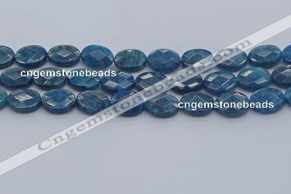 CAP392 15.5 inches 13*18mm faceted oval apatite gemstone beads