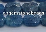 CAP396 15.5 inches 10*14mm faceted rectangle apatite gemstone beads