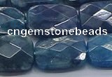 CAP398 15.5 inches 13*18mm faceted rectangle apatite gemstone beads
