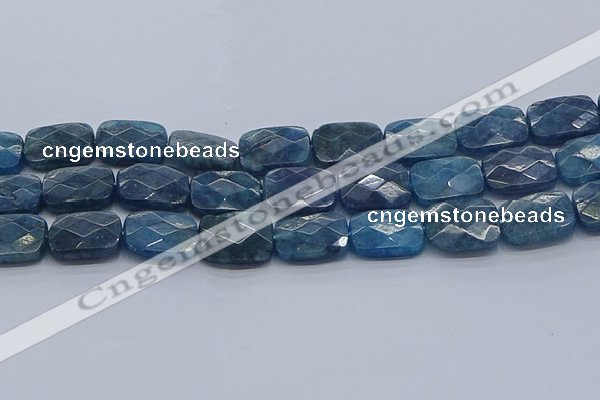 CAP398 15.5 inches 13*18mm faceted rectangle apatite gemstone beads