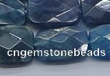 CAP399 15.5 inches 15*20mm faceted rectangle apatite gemstone beads