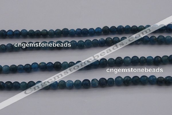 CAP400 15.5 inches 4mm round A grade natural apatite beads