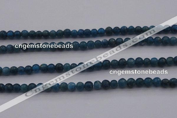 CAP400 15.5 inches 4mm round A grade natural apatite beads