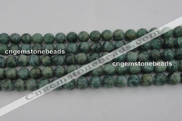 CAP502 15.5 inches 10mm round natual green apatite beads