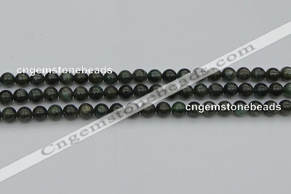 CAP511 15.5 inches 6mm round green apatite gemstone beads