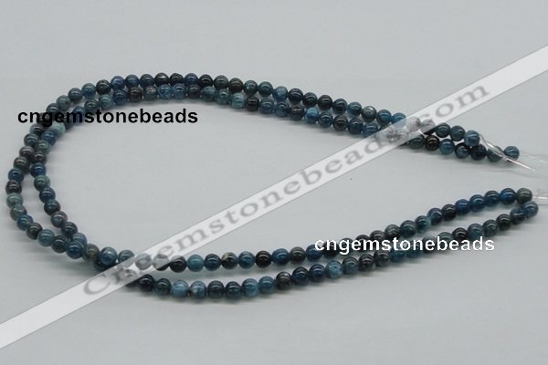 CAP52 15.5 inches 6mm round dyed apatite gemstone beads wholesale