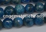 CAP522 15.5 inches 8mm faceted round apatite gemstone beads