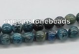 CAP53 15.5 inches 8mm round dyed apatite gemstone beads wholesale