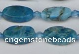 CAP551 15.5 inches 8*16mm oval apatite gemstone beads