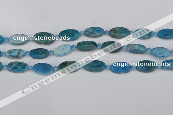 CAP552 15.5 inches 10*18mm oval apatite gemstone beads