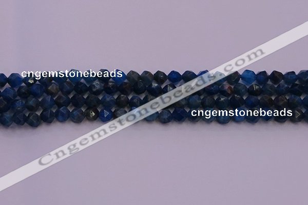 CAP561 15.5 inches 6mm faceted nuggets apatite gemstone beads