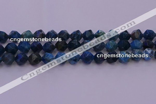 CAP564 15.5 inches 12mm faceted nuggets apatite gemstone beads