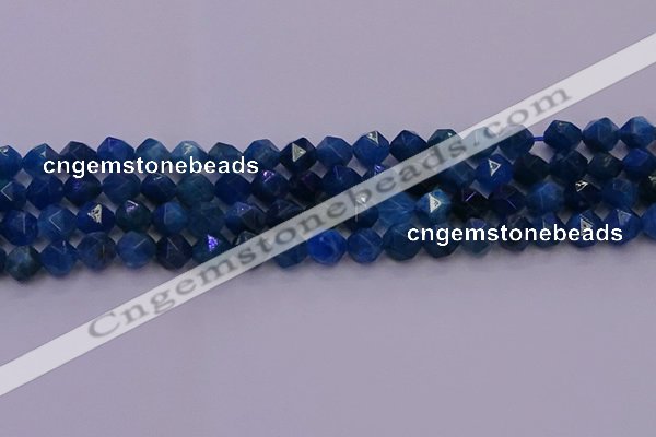 CAP571 15.5 inches 6mm faceted nuggets apatite gemstone beads