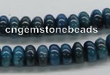 CAP58 15.5 inches 6*10mm rondelle dyed apatite gemstone beads wholesale