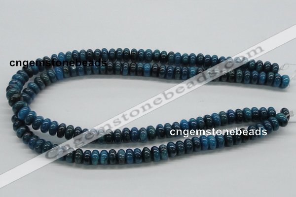 CAP58 15.5 inches 6*10mm rondelle dyed apatite gemstone beads wholesale