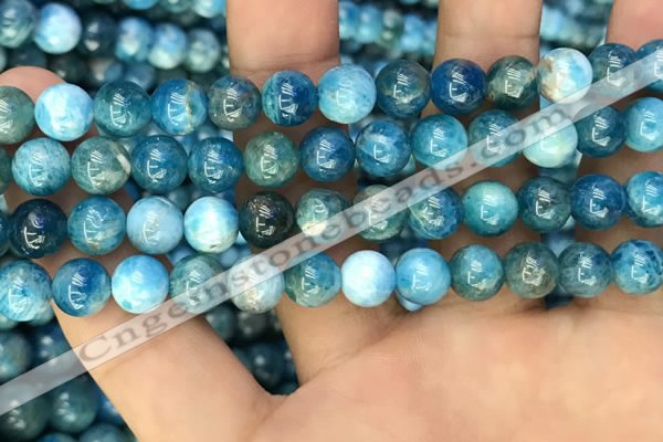 CAP600 15.5 inches 8mm round natural apatite beads wholesale