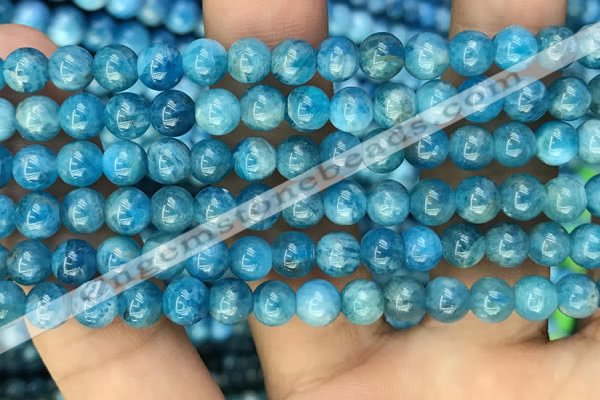 CAP606 15.5 inches 6mm round natural apatite gemstone beads
