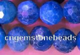 CAP659 15.5 inches 7mm faceted round apatite gemstone beads