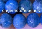 CAP660 15.5 inches 8mm faceted round apatite gemstone beads