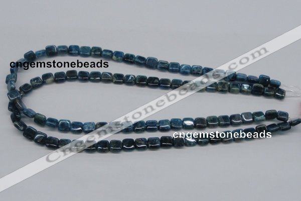 CAP70 15.5 inches 8*8mm square dyed apatite gemstone beads wholesale