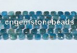 CAP701 15.5 inches 8mm faceted square apatite beads